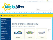 Tablet Screenshot of mindsalive.ca